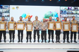 Polres Bojonegoro Raih Penghargaan Pelayanan Prima Kategori A Versi PEKPPP Nasional