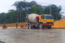 Hubungkan Jambi hingga Lampung, SIG Pasok Beton Siap Pakai untuk Pembangunan Jalan Tol Bayung Lencir - Tempino