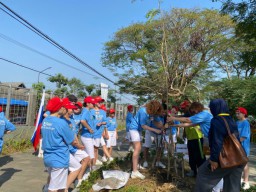 Delegasi 8 Negara Lakukan Tanam Pohon di Taman Bengawan Solo Bojonegoro