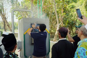SPTP Hadirkan Incinerator Pondok Pesantren, Pertama di Indonesia