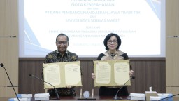 Bank Jatim dan UNS Teken MoU untuk Membangun SDM Unggul