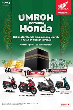 Beli Motor Bisa Umrah Gratis, Hanya di Diler Honda Jaringan MPM Honda Jatim