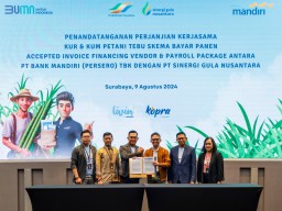 Penguatan Tebu Rakyat, SGN Gandeng Mandiri Penuhi Kebutuhan Petani