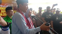 Daftar ke KPU, 14 Parpol Antar Setyo Wahono - Nurul Azizah di Pilkada Bojonegoro