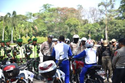 Gandeng MPM Honda, Satlantas Polres Gresik Gelar Pelatihan Safety Riding