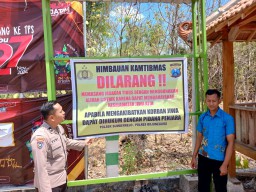 Antisipasi Jatuhnya Korban, Polsek Sumberrejo Bojonegoro Berikan Imbauan Larangan Pemasangan Jebakan Listrik