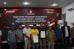 KPU Lamongan Tetapkan Dua Pasang Calon Bupati-Wakil Bupati