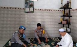 Baru Pindah Tugas, Kapolsek Kepohbaru Bojonegoro Langsung Sambangi Tokoh Agama