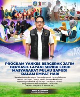 Program Yankes Bergerak Jatim Berhasil Layani Seribu Lebih Masyarakat Pulau Sapudi dalam Empat Hari