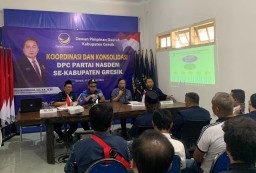 Kumpulkan Kader Kecamatan, Nasdem Gresik Solid Menangkan Yani Alif dan Khofifah Emil Pada Pilkada 2024