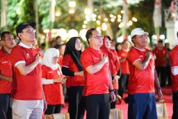 Nobar Indonesia vs China, Pj. Gubernur Jatim Apresiasi Performa Timnas yang All Out Perjuangkan Hasil Terbaik