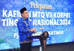 Lepas Kafilah MTQ Korpri 2024, Pj. Gubernur Adhy Optimistis Jatim Bawa Pulang Gelar Juara Umum