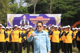 Pimpin Apel Kesiapsiagaan Hadapi Banjir, Pj. Gubernur Adhy Optimistis Jawa Timur Siap Hadapi Bencana
