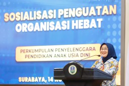 Ketua DPD PP-PAUD Jatim Buka Sosialisasi Penguatan Organisasi Hebat