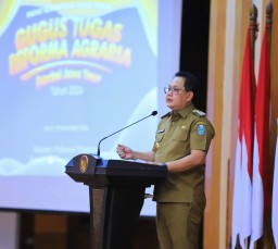 Buka Rakor GTRA Kanwil BPN Jatim, Pj. Gubernur Adhy Optimistis Regulasi Baru Jadi Solusi Atasi Mafia Tanah