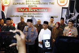 Hadiri Silaturahmi dan Doa Bersama Kapolri dan Panglima TNI, Pj. Gubernur Jatim Optimistis Pilkada Serentak 2024 Sukses