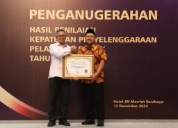Pelayanan Publik Kabupaten Gresik Dapat Penilaian Berkualitas dari Ombudsman