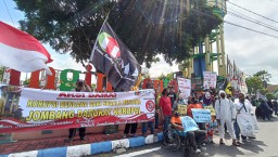 Warga Jombang Gelar Aksi Protes, Tuntut Penegakan Hukum Korupsi yang Lebih Tegas