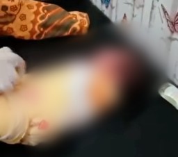 Bayi Baru Lahir Ditemukan di Pematang Sawah Desa Menunggal Kabupaten Gresik, Sudah Diselamatkan