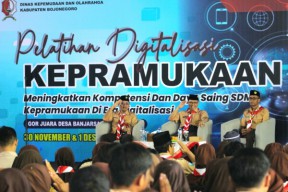 Tingkatkan Kompetensi dan Daya Saing, Dinpora Bojonegoro Adakan Pelatihan Digitalisasi Kepramukaan