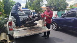 Tragis! Pemotor Tewas Akibat Tabrakan dengan Truk di Jombang
