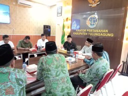 Kantah ATR/BPN Apreasiasi Dukungan Banyak Pihak atas Capaian Sertipikat Wakaf di Tulungagung