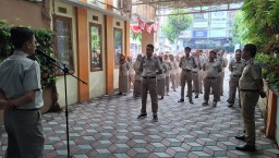 Kantah ATR/BPN Kabupaten Tulungagung Gelar Upacara Hari Senin