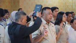 Sukseskan PTSL 2025, Kantah ATR/BPN Gelar Pengambilan Sumpah dan Pelantikan Panitia PTSL Tahun 2025