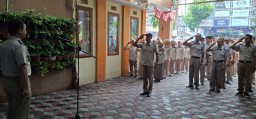 Kantah ATR/BPN Kabupaten Tulungagung Gelar Upacara Rutin Senin Pagi