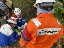 Polda dan DLH Jatim Cek Lokasi Dugaan Limbah dari Perusahaan Migas di Bojonegoro