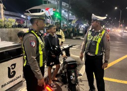 Satlantas Polres Bojonegoro Sasar Knalpot Brong Pengganggu Masyarakat