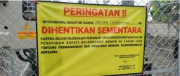 Satpol PP Bojonegoro Segel Satu Menara Telekomunikasi Tak Berizin