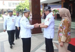 Apel Rutin Terakhir Pj Bupati Bojonegoro Adriyanto Memimpin untuk Bojonegoro