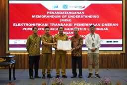 Bank Jatim dan Pemkab Lamongan Perkuat Digitalisasi Transaksi dan Revitalisasi Ruang Publik