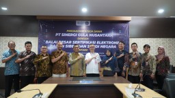PT Sinergi Gula Nusantara (SGN) dan Balai Besar Sertifikasi Elektronik BSSN Jalin Kerja Sama dalam Transformasi Digital