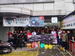 Kebersamaan di Bulan Suci, Honda Bikers Jatim Gelar Aksi Peduli Sesama