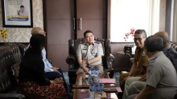 Kepala Kantor Wilayah BPN Jawa Timur Menerima Kunjungan Persada Hindu Dharma Indonesia (PHDI) Jawa Timur