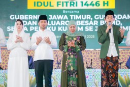 Optimisme Ekonomi Jawa Timur Menggema dalam Halal Bihalal Gubernur Bersama Ribuan Insan BUMD dan Pelaku UMKM