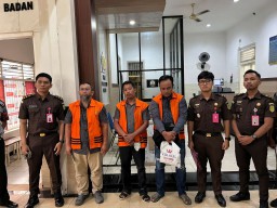 Kejari Kediri Tahan Tiga Tersangka Kredit Fiktif Bank BUMN