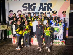 Debut Gemilang, Ski Air Gresik Raih 5 Medali di Porprov Jatim 2025