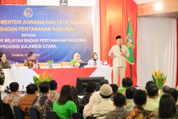 Hadapi Tiga Tantangan Besar, Menteri ATR/BPN Nusron Wahid Perkuat Sistem dan SDM di Sulawesi Utara