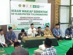 Kantah ATR/BPN dan Kemenag Tulungagung Dorong Wakaf Tanah Produktif untuk Kemandirian Umat