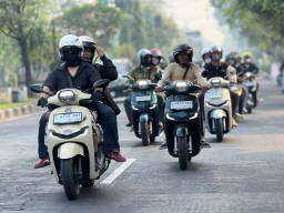 Stylo Fashioride Sidoarjo: 50 Riders Honda Stylo 160 Padukan Fashion dan Touring Penuh Gaya