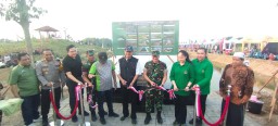Sinergi Ketahanan Pangan dan Hiburan Rakyat, Bupati Lamongan Dampingi Danrem Resmikan Kolam Pandu Sakti