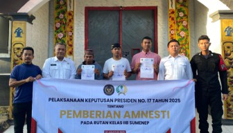 Seperti Hasto, Tujuh Narapidana Rutan Sumenep Terima Amnesti Presiden