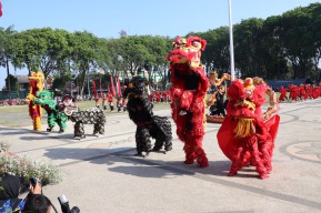 HUT ke-80 RI di Bojonegoro Meriah, Upacara Kemerdekaan Dimeriahkan Atraksi Barongsai dan Reog