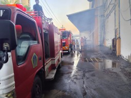Damkar Gresik Catat 18 Kejadian Kebakaran di September, Terbaru Landa Pabrik Kayu di Menganti