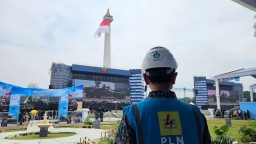 Listrik Andal Sukses Kawal HUT ke-80 TNI di Monas, TNI Apresiasi PLN