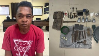 Polres Sumenep Geledah Rumah Warga, Curigai Simpan Bahan Peledak Ilegal