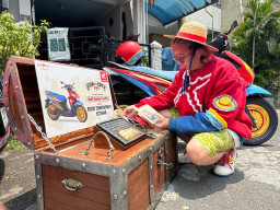 Super Langka! Honda BeAT Edisi One Piece x Tahilalats Mulai Didistribusikan ke Konsumen Beruntung di Surabaya